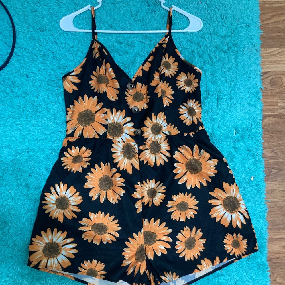Sunflower romper